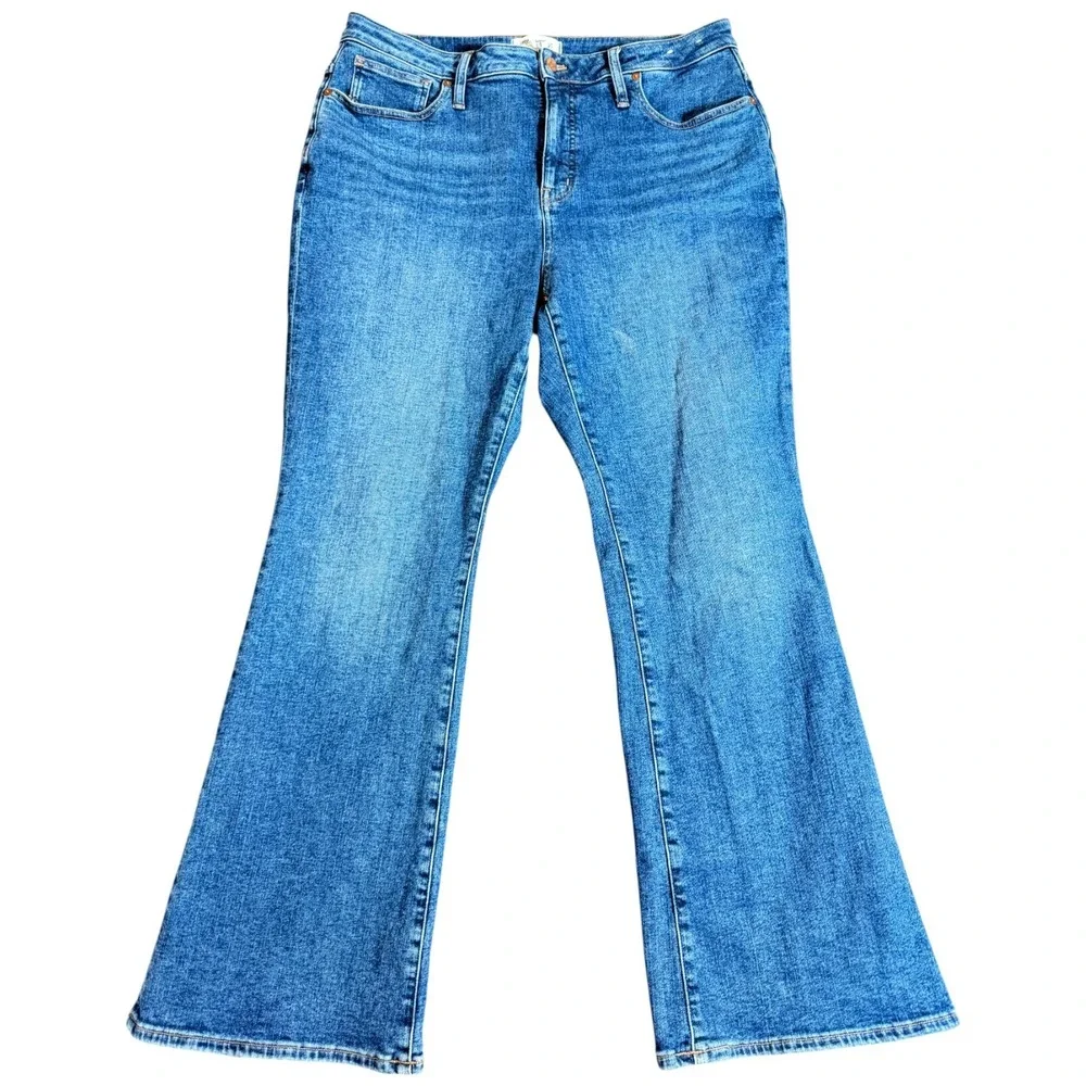 Madewell Jeans Women's 36 (36x30) High Rise Curvy Perfect Vintage Wide Leg Flare